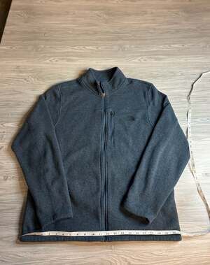 The North Face Full-Zip Fleece Jacket Size XL Gray